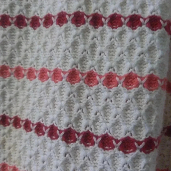 Loft stripe Textured Raglan Sweater-large petite NWOT - Picture 5 of 8